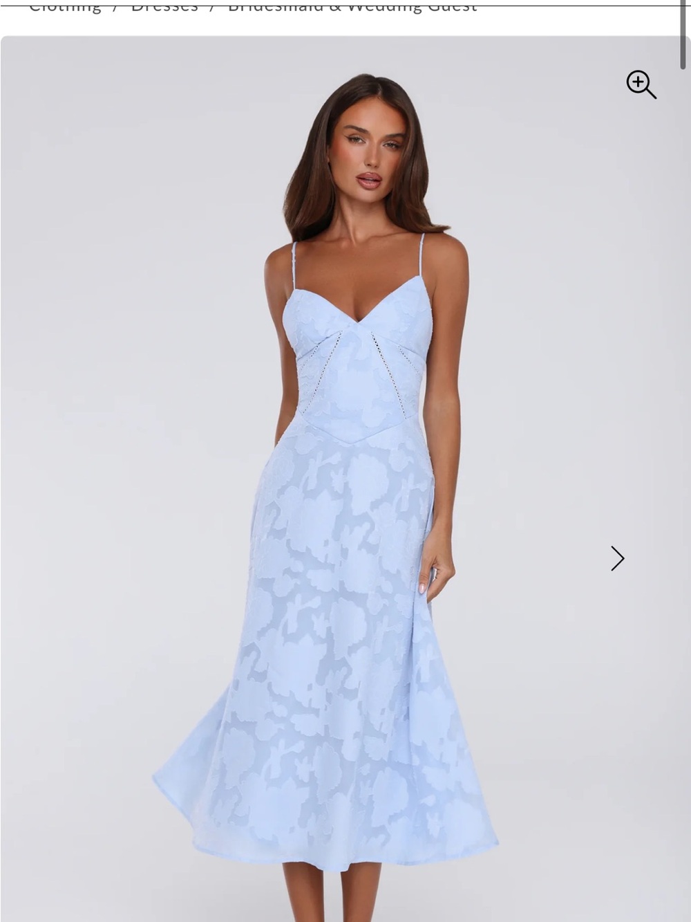 Hello Molly TIDE KISSED MIDI DRESS BLUE